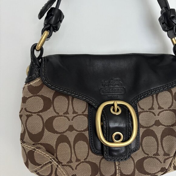 Coach Bleecker Signature Buckle Flag Mini Shoulder Bag - Picture 2 of 7